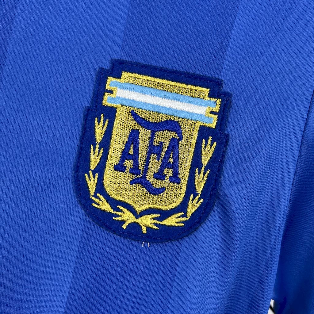 Argentina 1986 Away Blue Retro Jersey