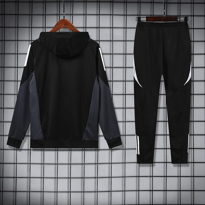Manchester United 2024-25 Black Hoodie Suit