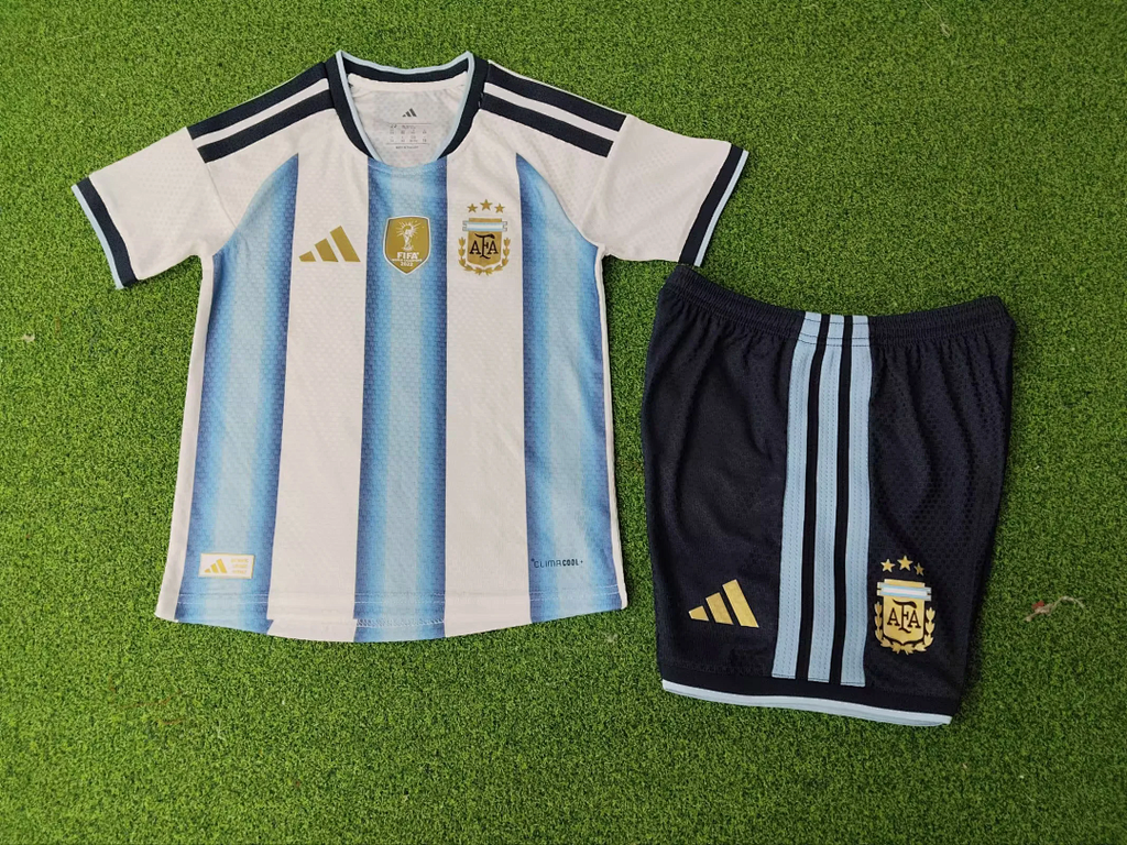Argentina 2026 World Cup Home Player Version Kids Kit