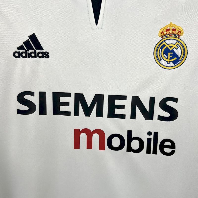 Real Madrid 2003-04 Home Retro Jersey