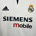 Real Madrid 2003-04 Home Retro Jersey