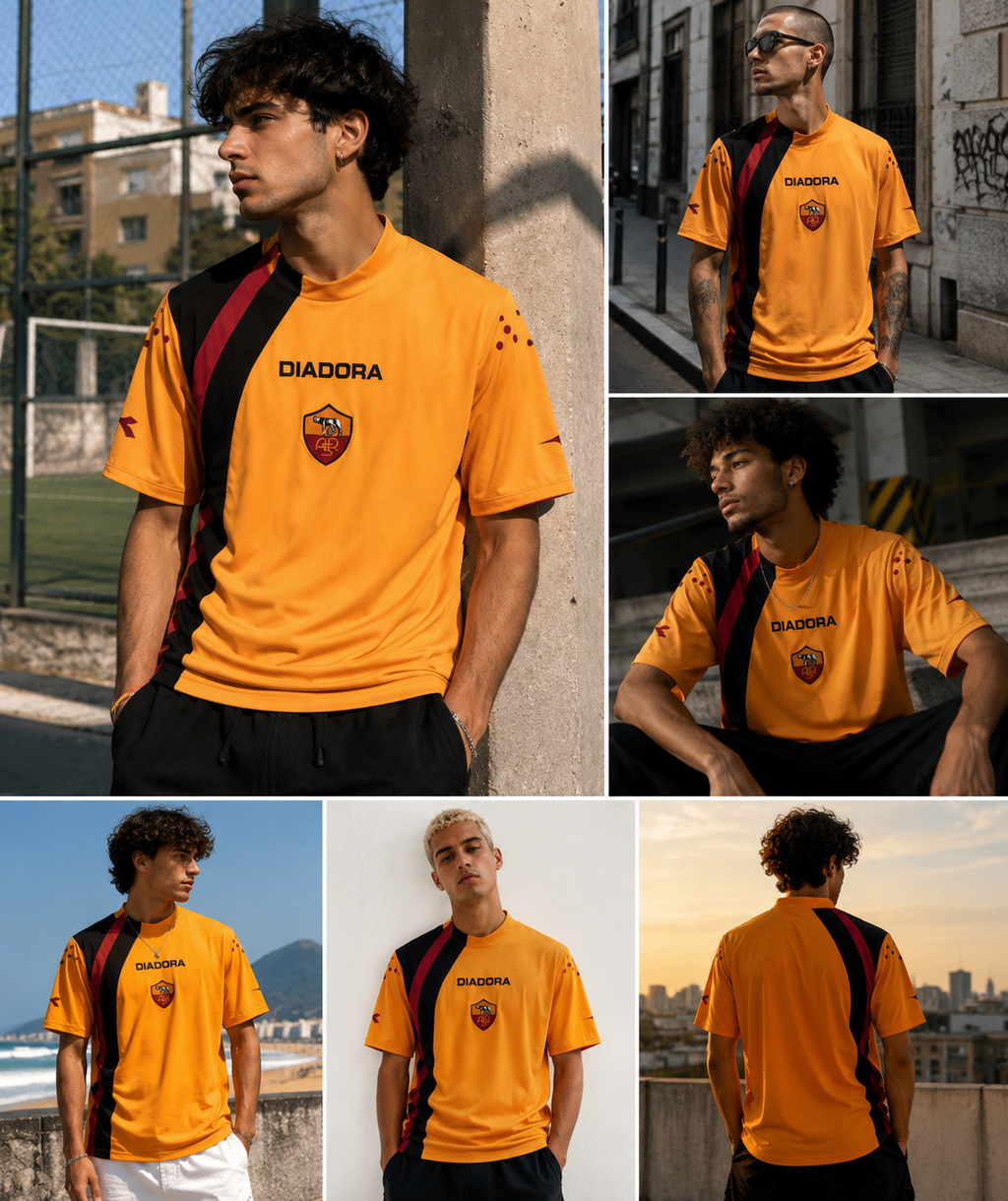 AS Roma 2005-06 Home Retro Jersey