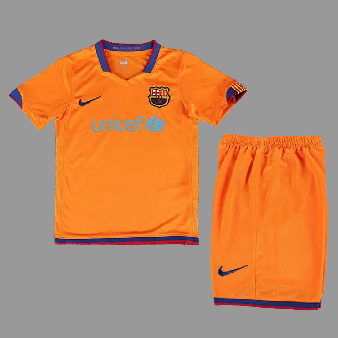 Barcelona 2006-07 Away Retro Kids Kit