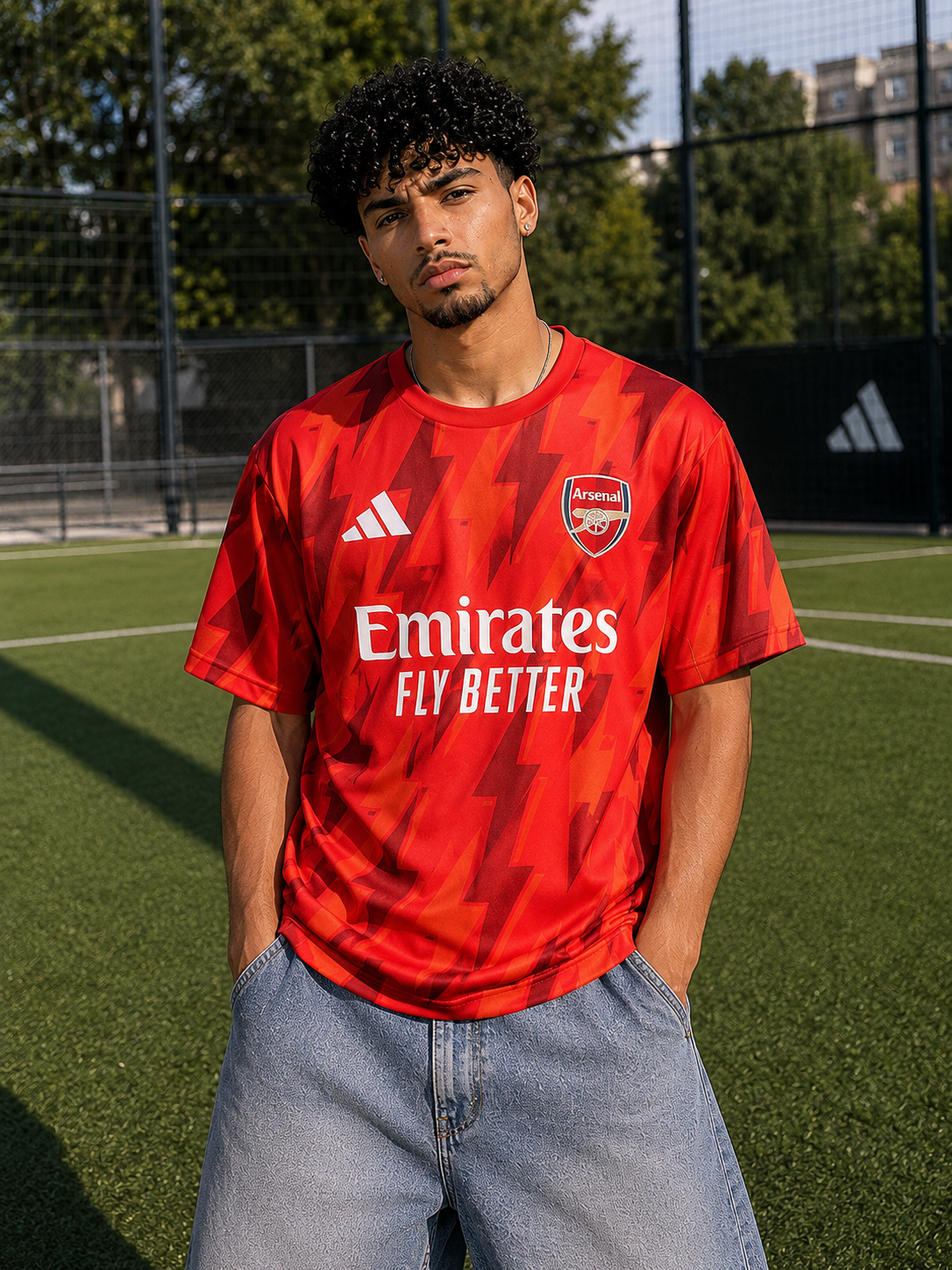 Arsenal 2023-24 Red Training Suit