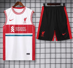 Liverpool 2024-25 Home Training Vest Suit Black White