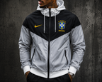 Brazil 2026 Gray Windbreaker