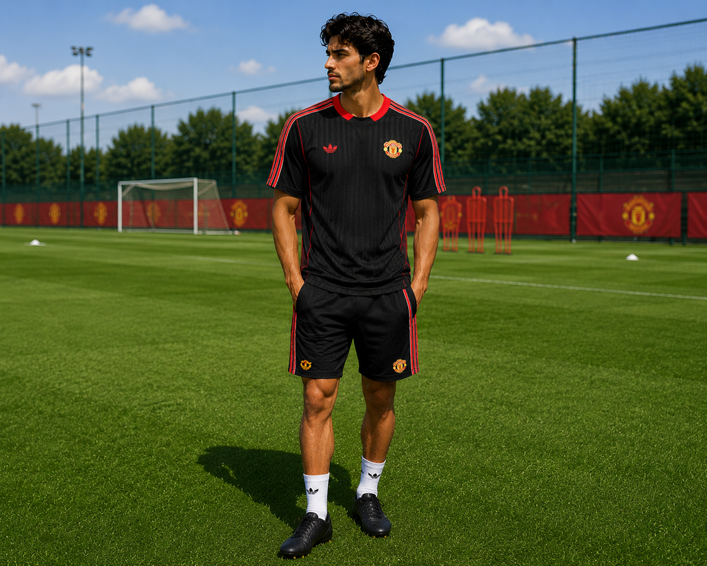 Manchester United 2025-26 Black Training Suit