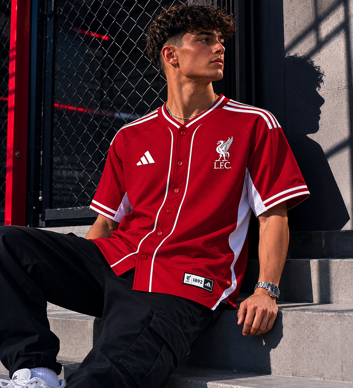 Liverpool 2025-26 Baseball Style Football Shirt