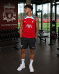 Liverpool Vest Suit Red Grey