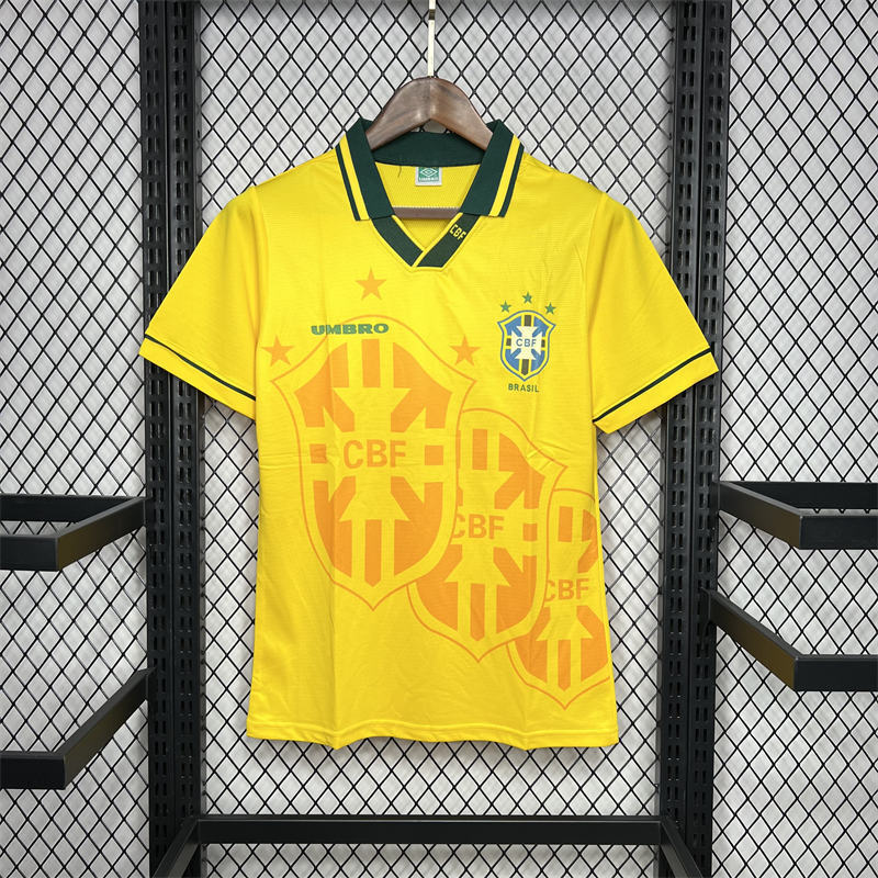 Brazil 1994 World Cup Home Retro Jersey