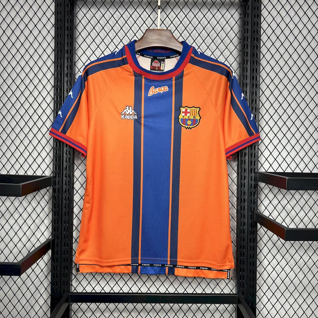Barcelona 1997-98 Away Retro Jersey
