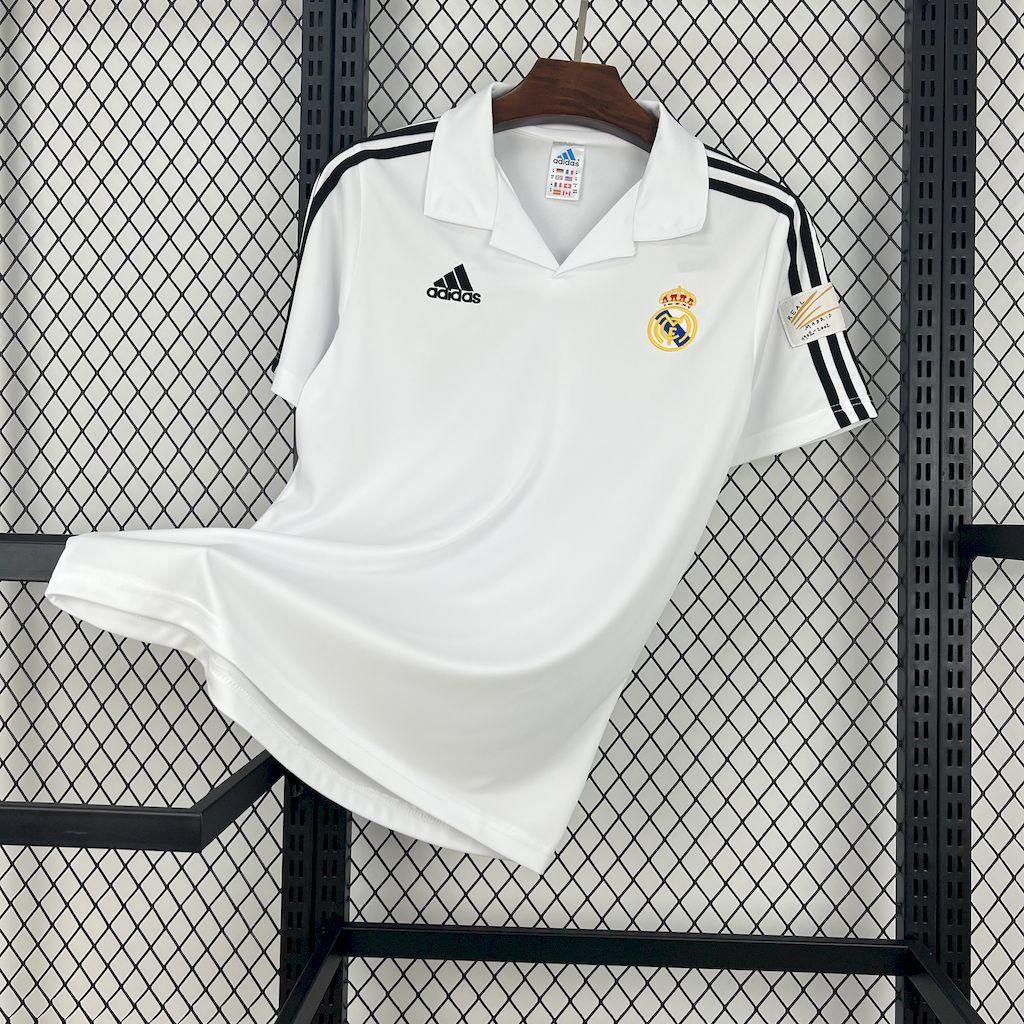 Real Madrid 2001-02 Home Retro Jersey