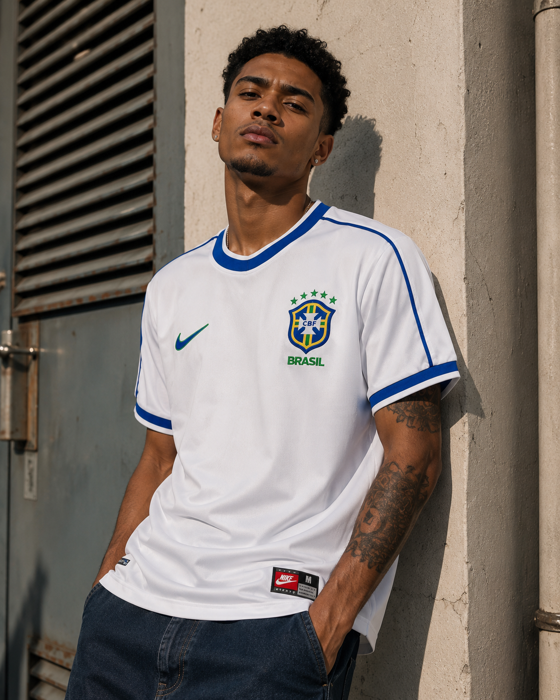 Brazil 1998 Away Retro Jersey