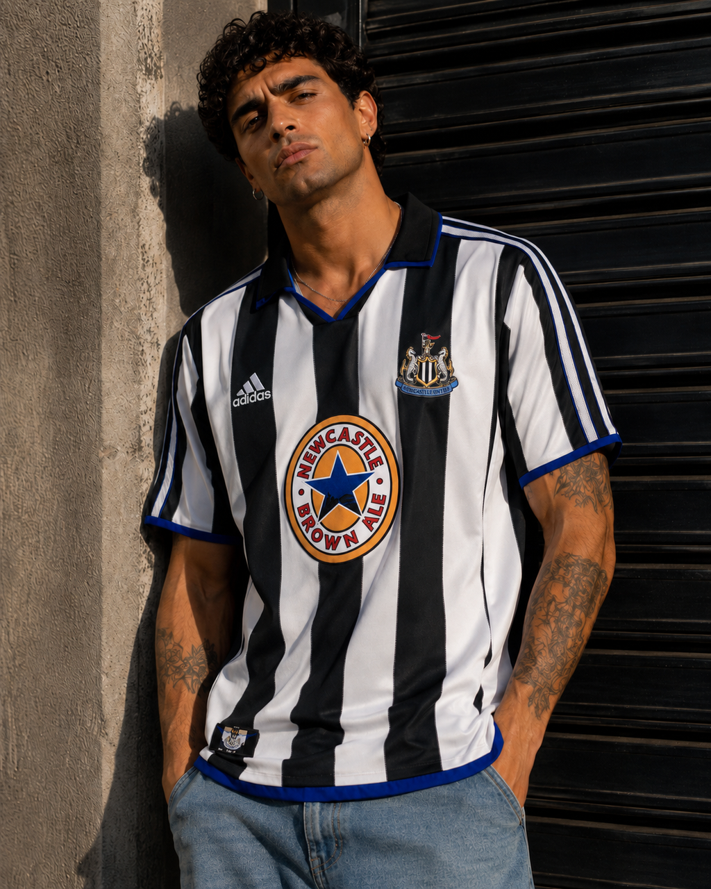 Newcastle United 1999-00 Home Retro Jersey