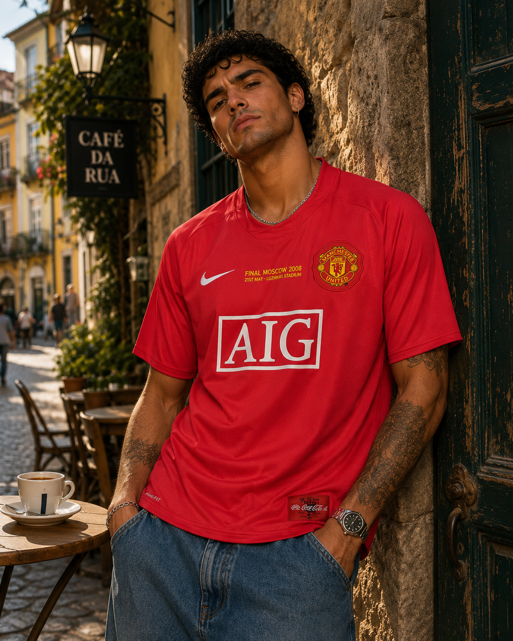 Manchester United 2007-08 Champions League Home Jersey