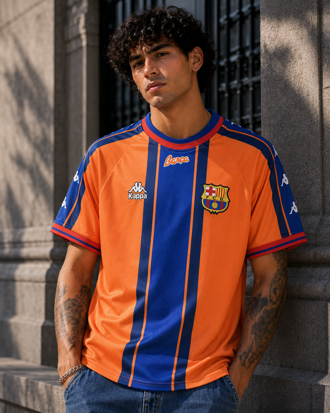 Barcelona 1997-98 Away Retro Jersey