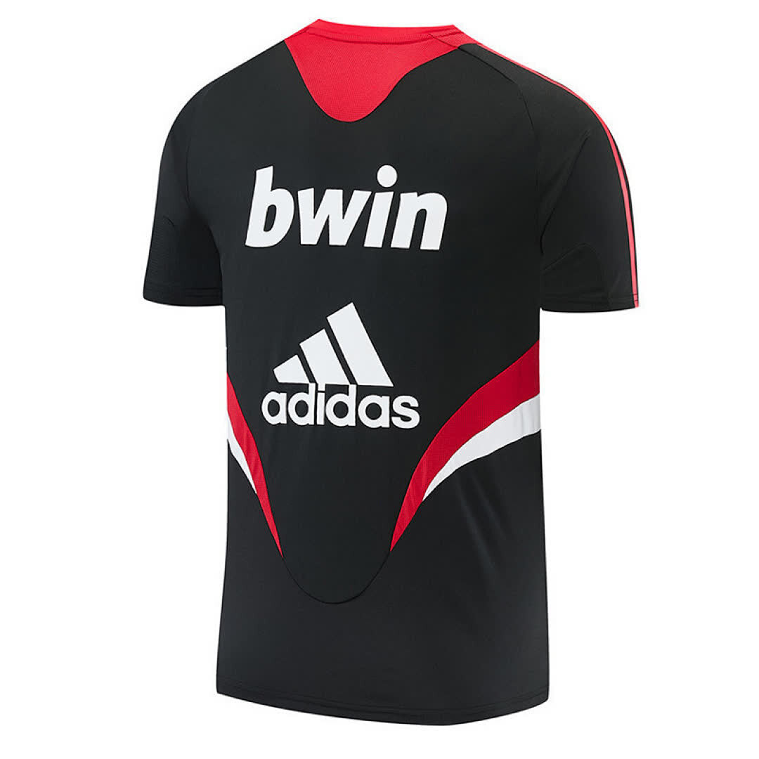 AC Milan 2008-09 Black Short Sleeve Training Jersey