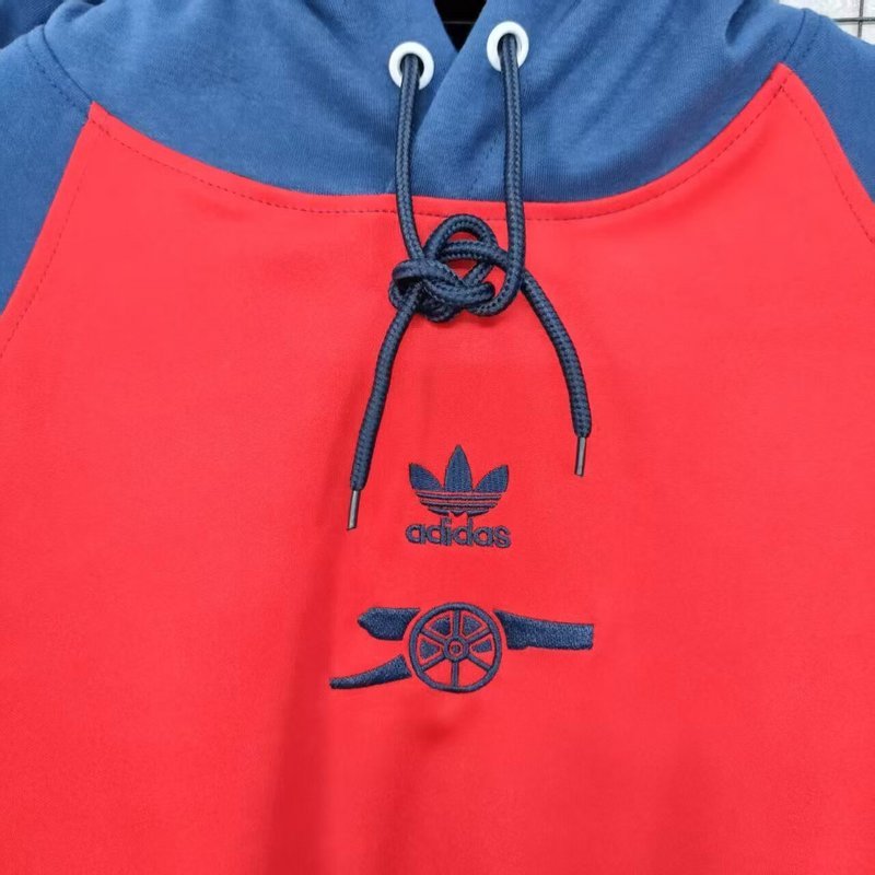 Arsenal 2025-26 Red Blue Hoodie