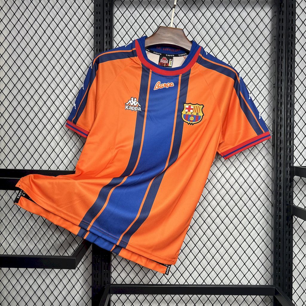Barcelona 1997-98 Away Retro Jersey