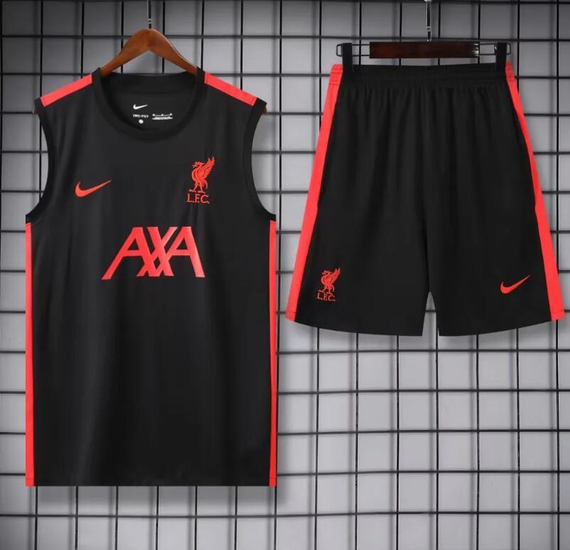 Liverpool Vest Suit Black